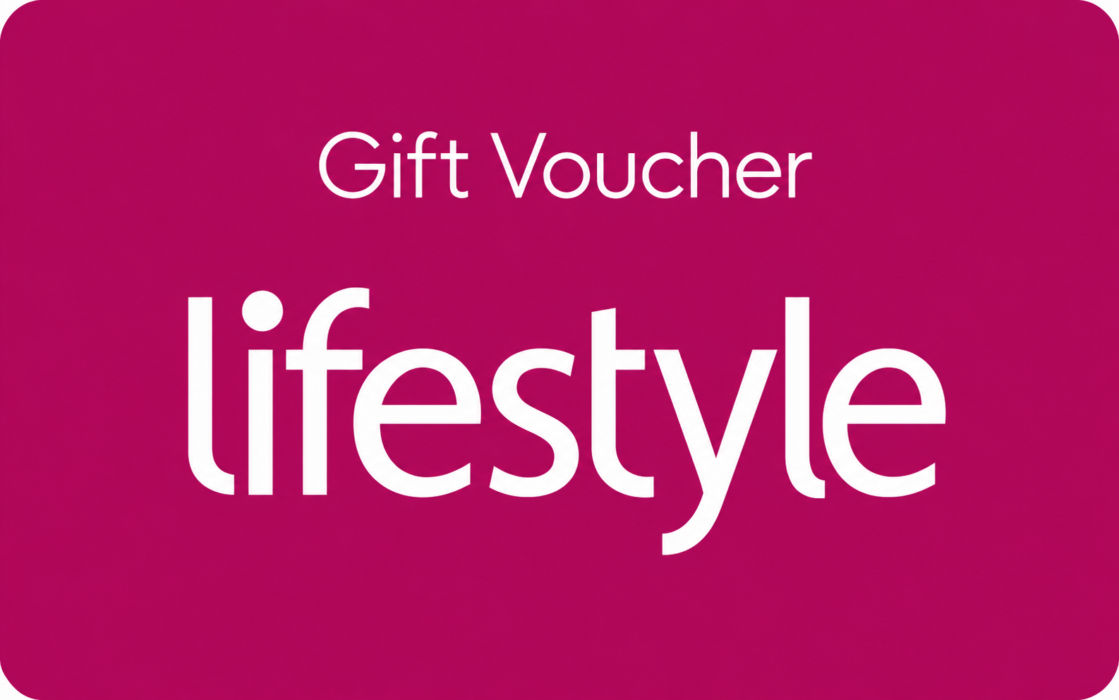 Lifestyle Gift Voucher